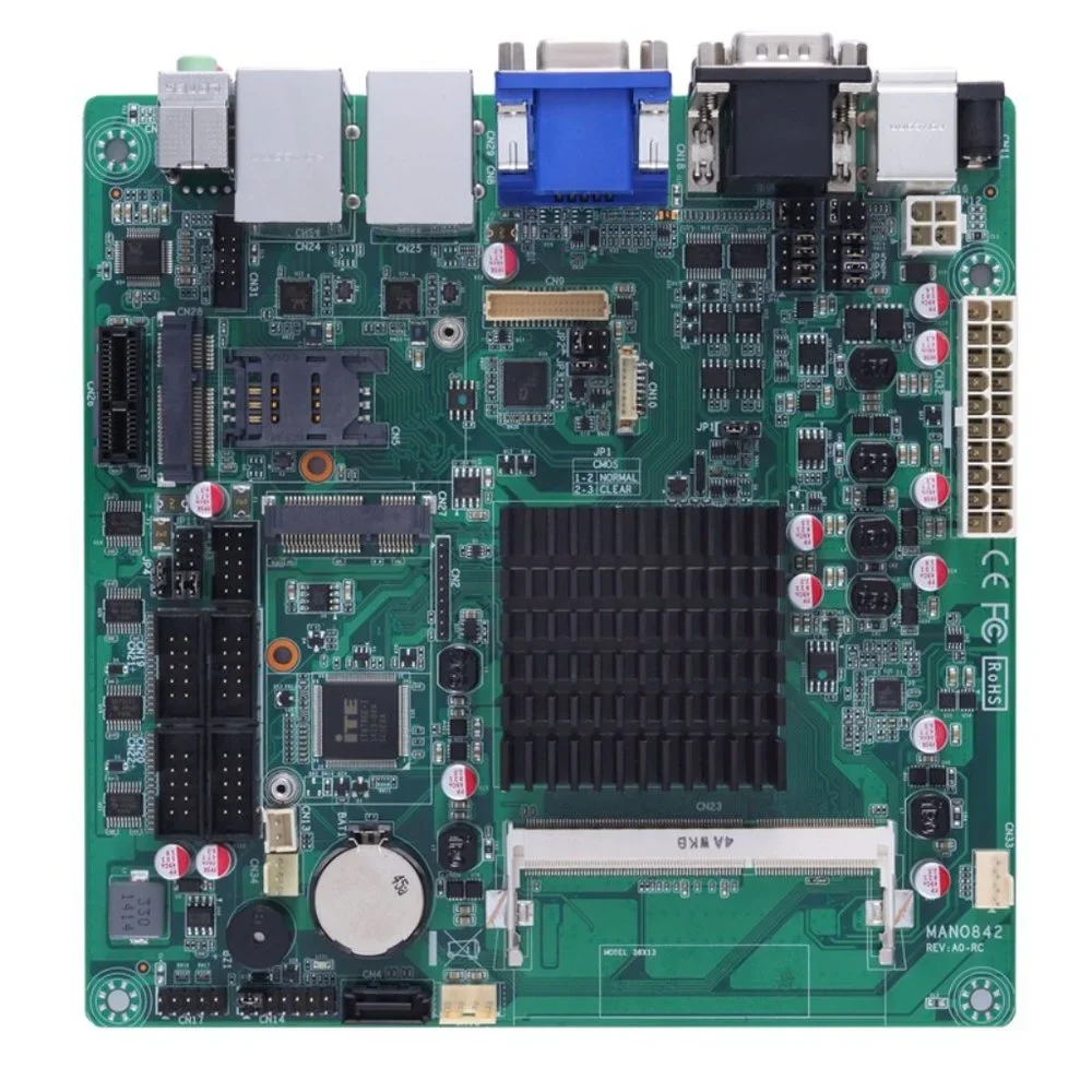 Mini ITX Motherboard Axiomtek MANO842 Celeron J1900 (Up to 2.42 GHz) CPU Tested